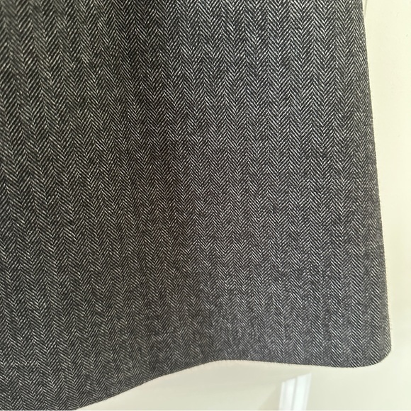 J Crew Suiting Gray Herringbone Sleeveless Sheath Dress Women’s Size 6 Career - Picture 11 of 17